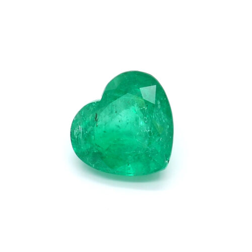 2.76ct Heart Shape Emerald