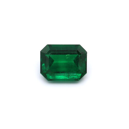 1.62ct Bluish Green, Octagon Emerald, Brazil - 8.03 x 6.28 x 4.28mm