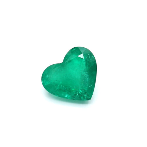 1.76ct Heart Shape Emerald