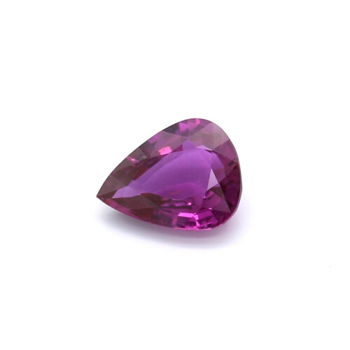 2.01ct Purple, Pear Shape Sapphire, No Heat, Sri Lanka - 9.61 x 7.50 x 3.61mm