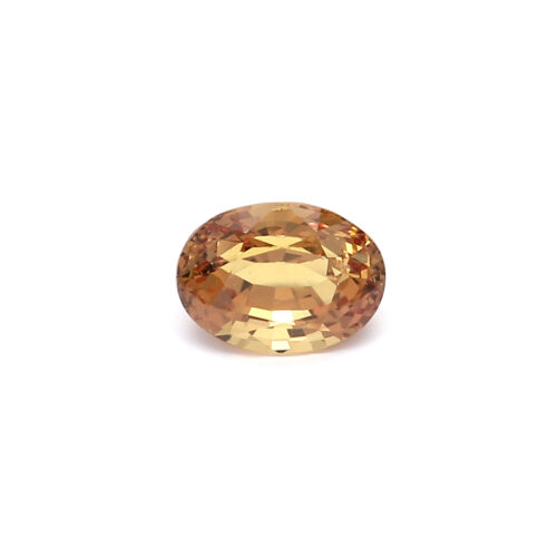 2.15ct Yellowish Orange, Oval Sapphire, No Heat, Madagascar - 8.29 x 6.28 x 4.92mm
