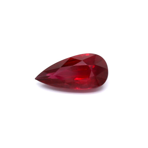 2.22ct Pear Shape Ruby, Mozambique - 11.86 x 5.82 x 4.09mm