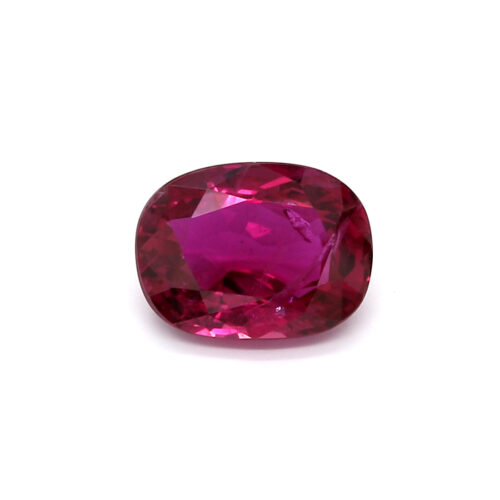 2.53ct Purplish Red, Cushion Ruby, Mozambique - 9.15 x 6.86 x 4.14mm