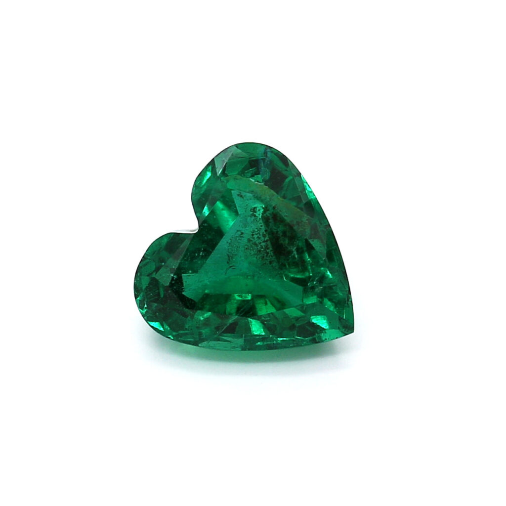 2.63ct Heart Shape Emerald