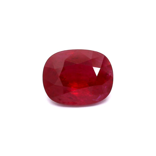 3.22ct Vivid Red, Oval Ruby, Mozambique - 9.83 x 7.79 x 4.79mm