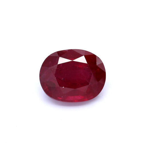 4.63ct Vivid Red, Oval Ruby, Thailand - 10.68 x 8.57 x 5.23mm