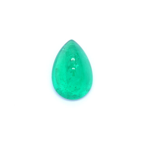 1.84ct Pear Shape Cabochon Emerald