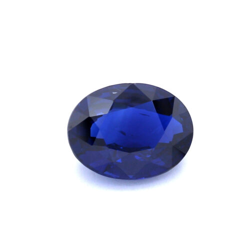 5.02ct Vivid, Royal Blue, Oval Sapphire, No Heat, Sri Lanka - 11.99 x 9.30 x 5.03mm