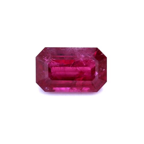 5.16ct Purplish Red, Octagon Ruby, East Africa - 12.70 x 7.98 x 4.84mm