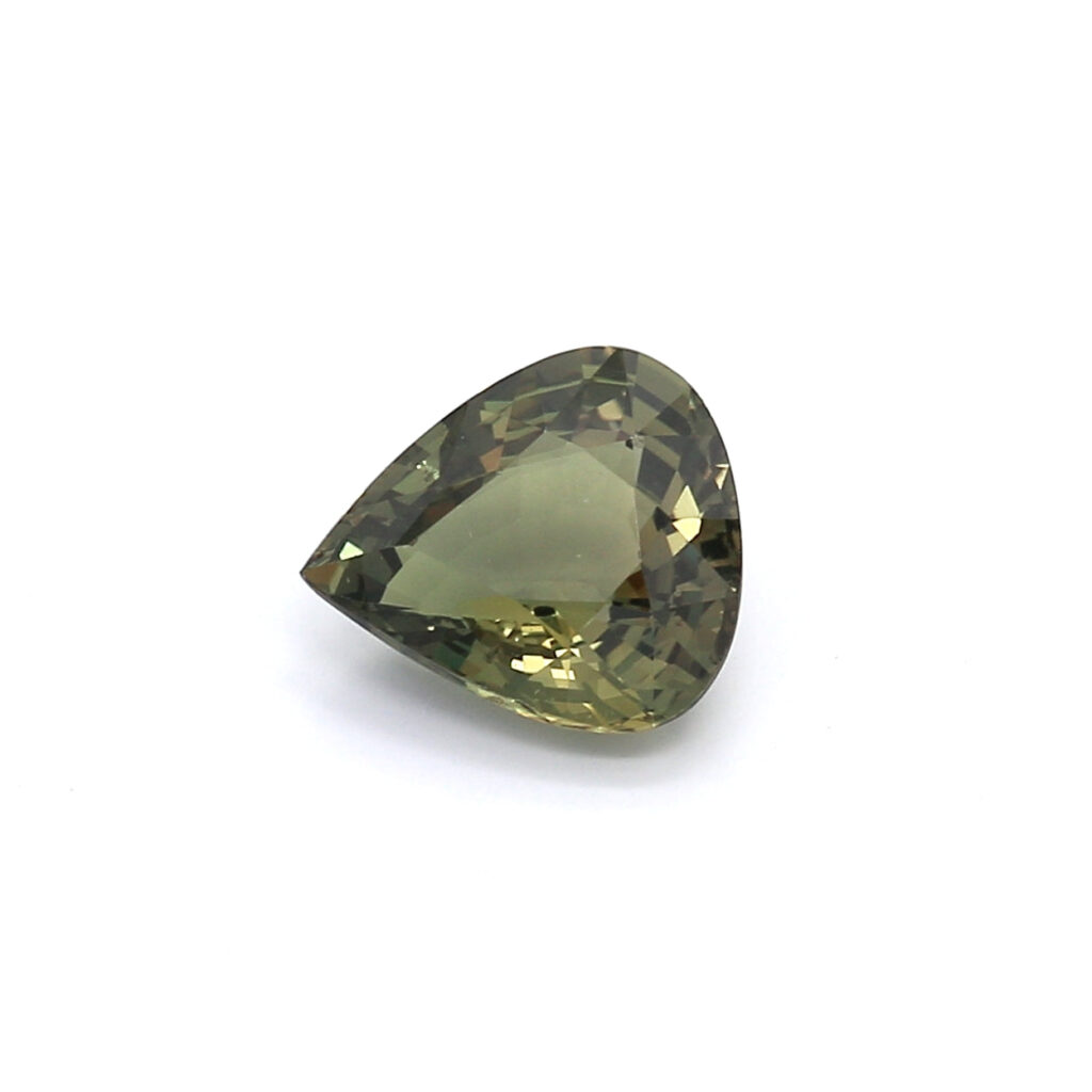 2.12ct Yellowish Green