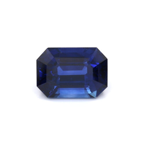 6.13ct Vivid Royal Blue, Octagon Sapphire, Sri Lanka - 11.63 x 8.40 x 6.46mm