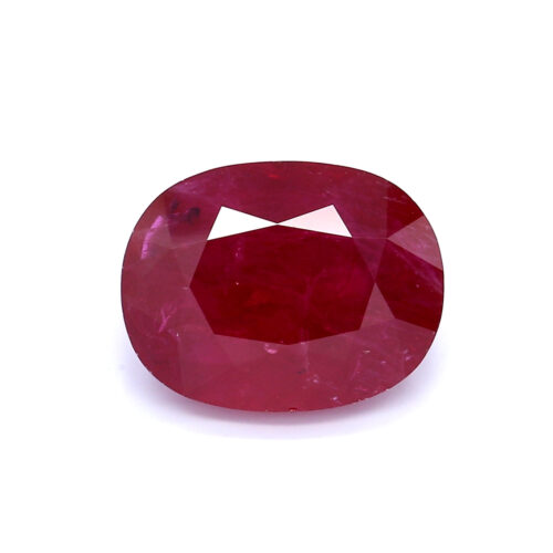 6.84ct Cushion Ruby, East Africa - 13.47 x 10.46 x 5.79mm