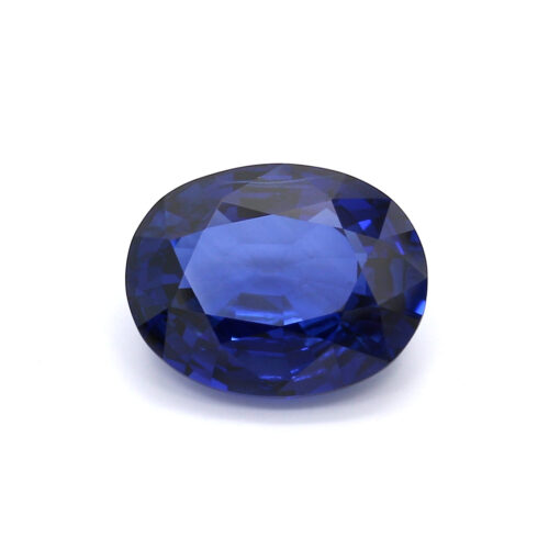 6.97ct Vivid Royal Blue, Oval Sapphire, Sri Lanka - 13.07 x 10.31 x 5.91mm