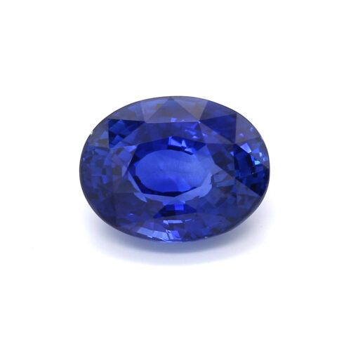 7.11ct Vivid, Royal Blue, Oval Sapphire, Sri Lanka - 12.88 x 9.92 x 6.52mm