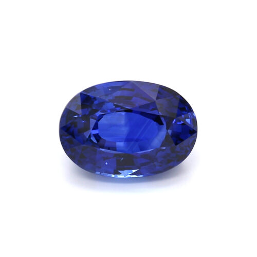 7.51ct Vivid, Royal Blue, Oval Sapphire, Sri Lanka - 12.77 x 9.04 x 7.04mm