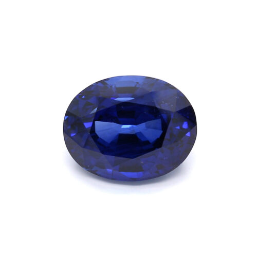 7.74ct Vivid, Royal Blue, Oval Sapphire, Sri Lanka - 12.33 x 9.78 x 7.53mm