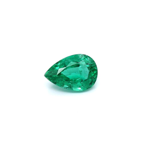 0.87ct Pear Shape Emerald