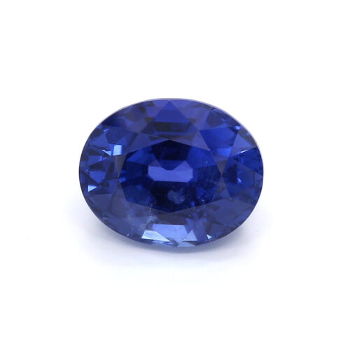 8.37ct Cornflower Blue, Oval Sapphire, No Heat, Sri Lanka - 12.50 x 10.12 x 7.86mm