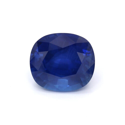 8.53ct Vivid, Royal Blue, Cushion Sapphire, Sri Lanka - 12.31 x 11.09 x 7.71mm