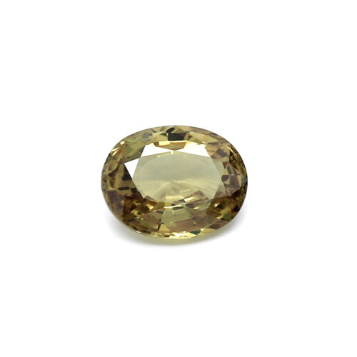 2.14ct Greenish Yellow