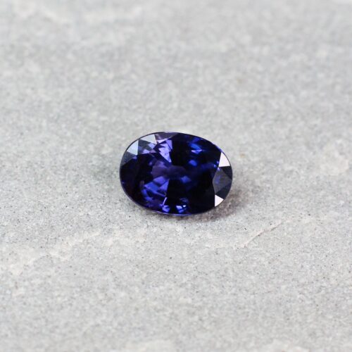 1.79ct Violetish Blue, Oval Sapphire, Heated, Madagascar - 8.62 x 6.25 x 4.00mm
