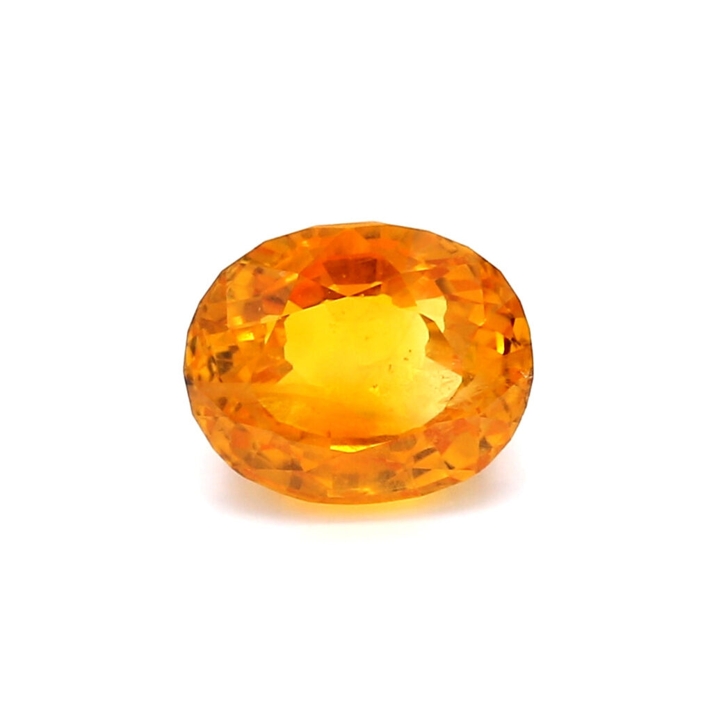 4.13ct Orangy Yellow