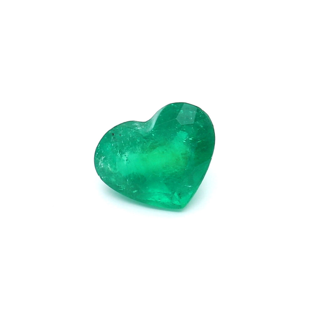 1.50ct Heart Shape Emerald