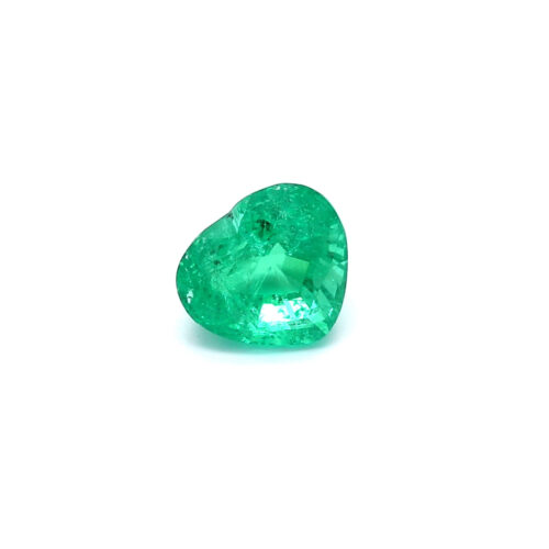 1.25ct Heart Shape Emerald